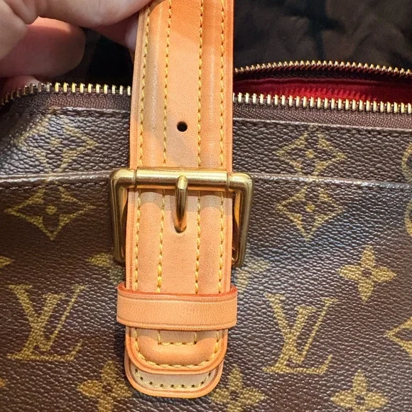 Authentic Vintage Louis Vuitton Brown Monogram Shoulder Bag - Picture 15 of 16